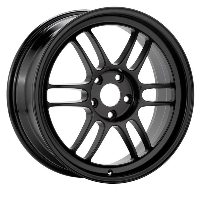 Enkei RPF1 17x8 5x100 45mm Offset 73mm Bore Matte Black Wheel 02-10 WRX & 04 STI - 3797808045BK