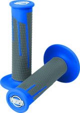 ProTaper Full Diamond Clamp-On Grips - Blue/Dark Gray - 021688