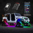 XK Glow RGBW Addressable LED Rock Light Kits Advanced XKalpha App Controlled, RV, Automotive, Powersports, off-road, marine, exterior, truck accessories, interior, truck bed, rv parts, RV Lighting, Audio & Electronics, Lights, AVADA - Best Sellers, Lights, Light Bars & Cubes