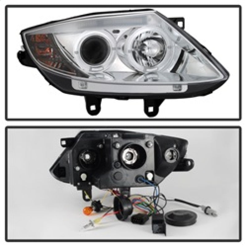 Spyder BMW Z4 03-08 Projector Headlights Xenon/HID Model Only - LED Halo Chrome PRO-YD-BMWZ403-HID-C - 5029683