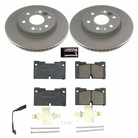 Power Stop 2019 Chevrolet Silverado 1500 Front Z17 Evolution Geomet Coated Brake Kit - PowerStop