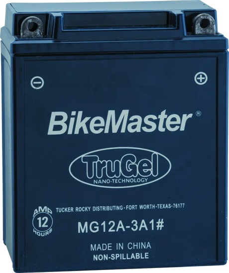 BikeMaster Trugel Battery MG12A-3A1 - RV and Auto Parts