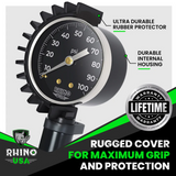 Rhino USA 100 Psi Analog Tire Inflator Gauge - Rhino USA