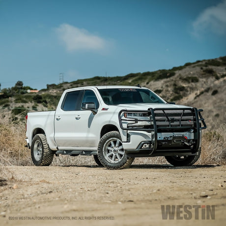 Westin Chevrolet Silverado 1500 19-21 (Excl. 2019 Silverado LD) HDX Winch Mount Grille Guard - Westin