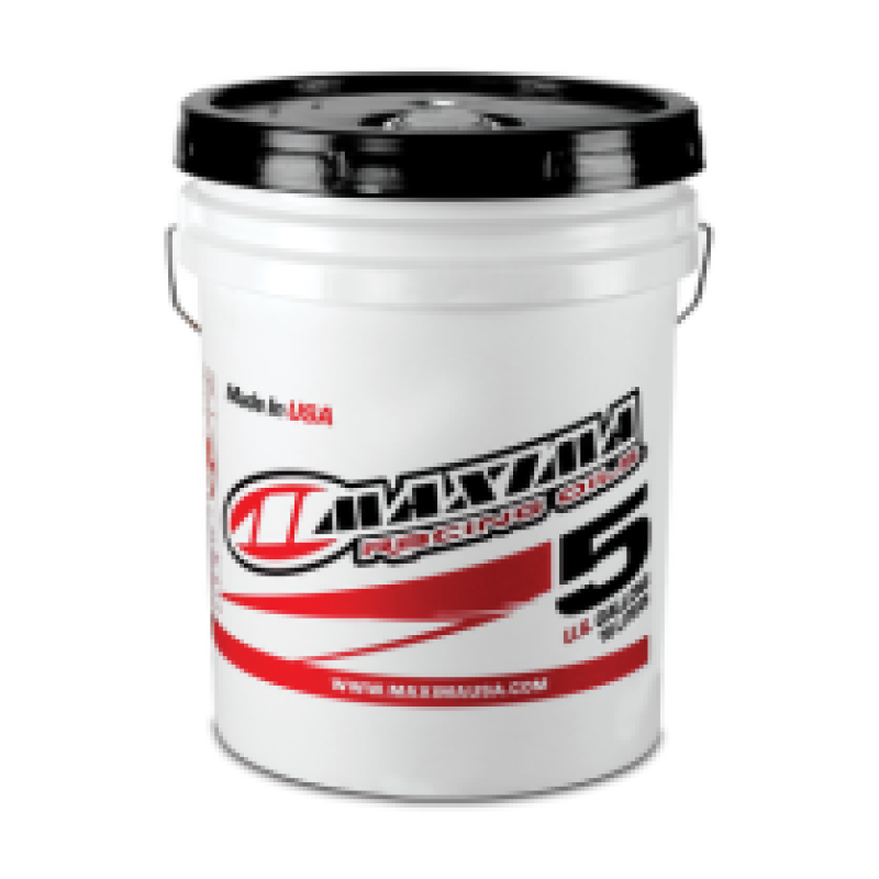 Maxima 530MX 100% Synthetic 4T Racing Engine Oil - MX / Offroad - 5 Gallon container featuring Maxima Racing Oils branding and black lid.