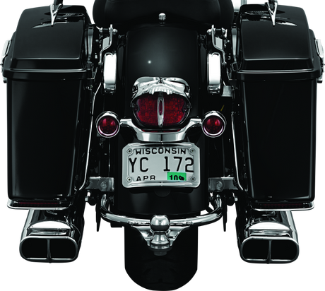 Kuryakyn Zombie Taillight Cover Chrome - Kuryakyn