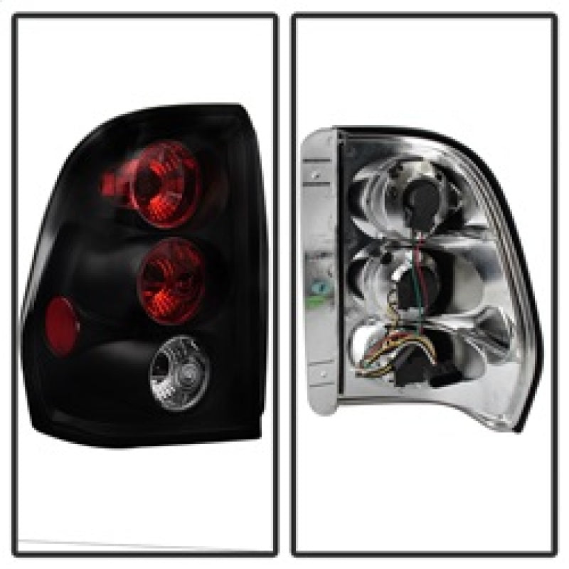 Spyder Chevy TrailBlazer 02-09 Euro Style Tail Lights Black ALT-YD-CTB02-BK - 5002181