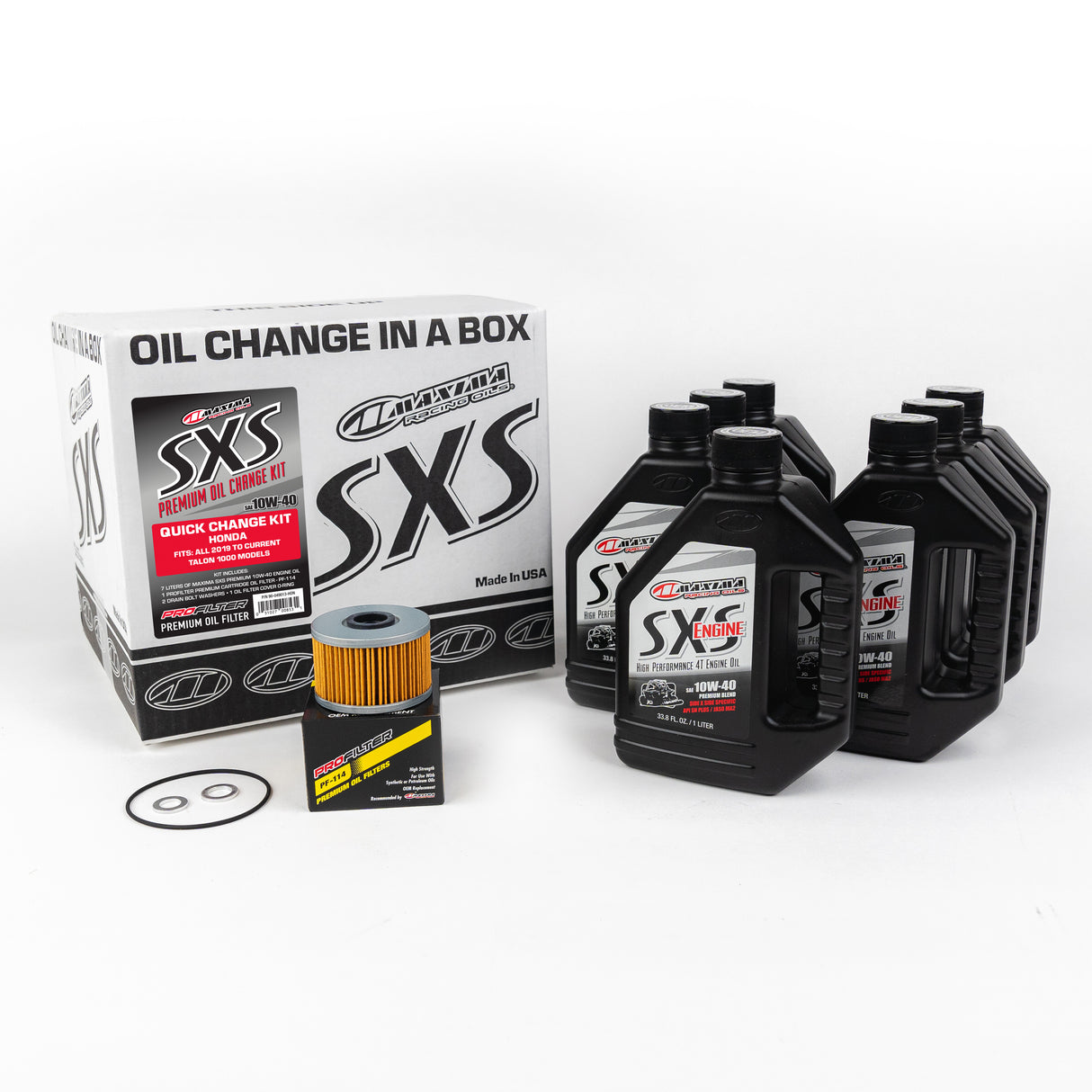 Maxima 90-049013-HON Sxs Quick Change Kit 10W-40 With Oil Filter Hon Talon