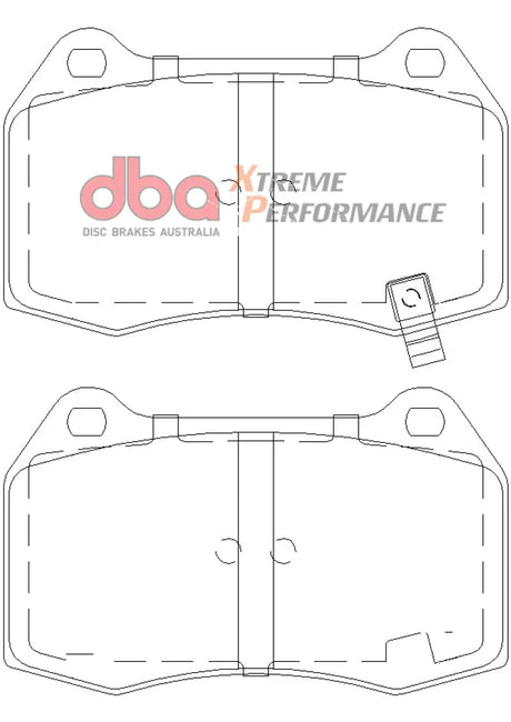 DBA 03-07 G35 w/ Brembo XP650 Front Brake Pads - DB1520XP