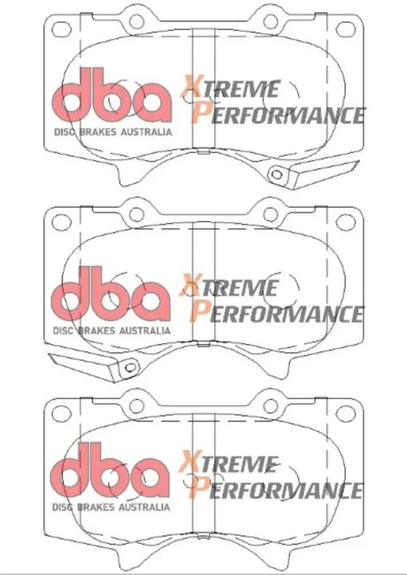 DBA 2015 Toyota Tacoma XP650 Front Brake Pads - DB1482XP