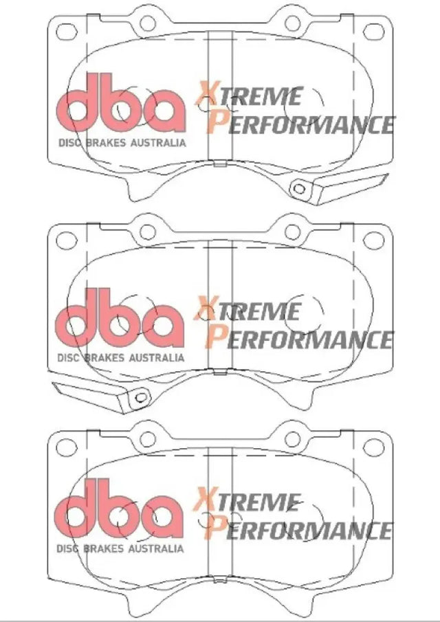 DBA 2015 Toyota Tacoma XP650 Front Brake Pads - DB1482XP