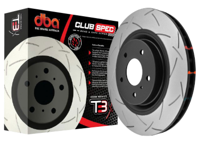 DBA 2020+ Chevrolet Corvette C8 J55 Z51 Front Slotted 4000 Series Rotor - 43928S