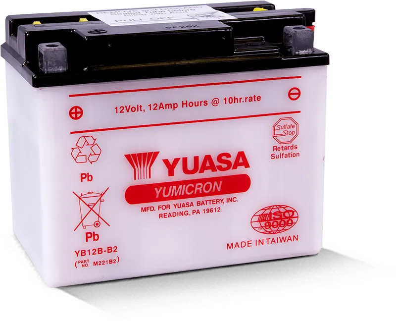 Yuasa YB12B-B2 Yumicron 12 Volt Battery