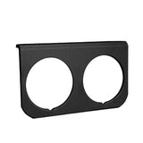 Autometer 2-1/16in Black 2-Hole Gauge Panel - 2237