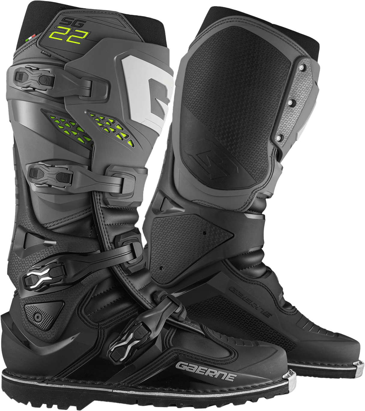 2263-007-43 Gaerne Sg-22 Gore-Tex Enduro Boots Anthracite/Black 09 - RV and Auto Parts