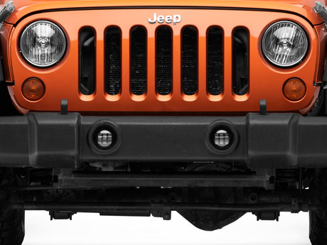 Raxiom 07-22 Jeep Wrangler JK/JL Axial Series Tri-Bar LED Fog Lights- White - J130811