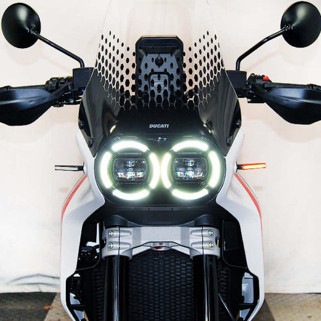 New Rage Cycles 22+ Ducati DesertX Front Turn Signals - RV and Auto Parts