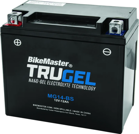 BikeMaster Trugel Battery MG14-BS - RV and Auto Parts