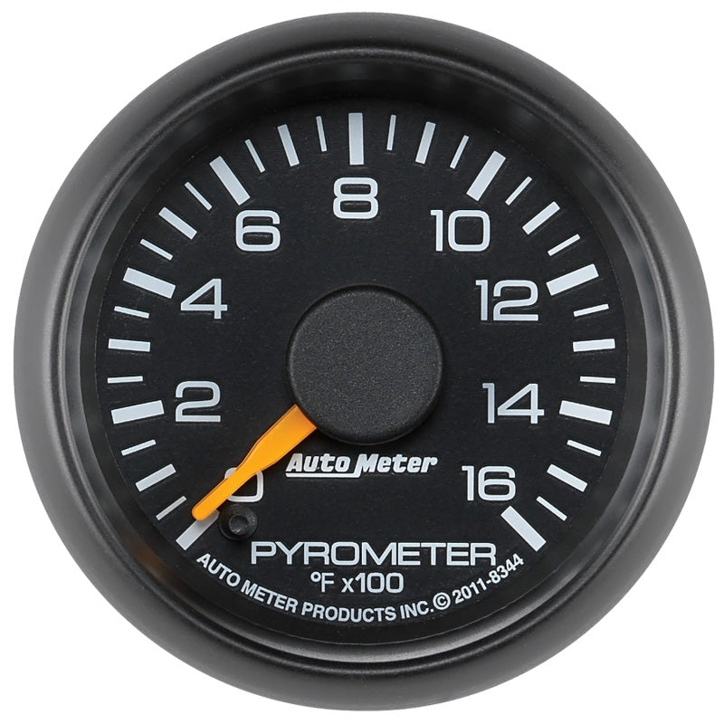 Autometer Factory Match GM 2-1/16in 1600 Degree Electric Pyrometer (EGT) Gauge - 8344