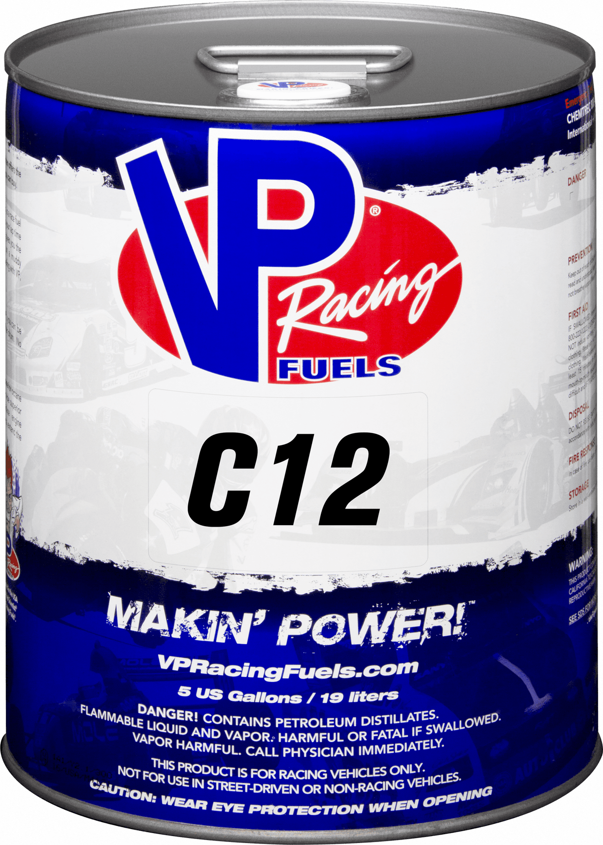 1122 Vp Racing C12 Vp Fuel 5 Gal Pail - RV and Auto Parts