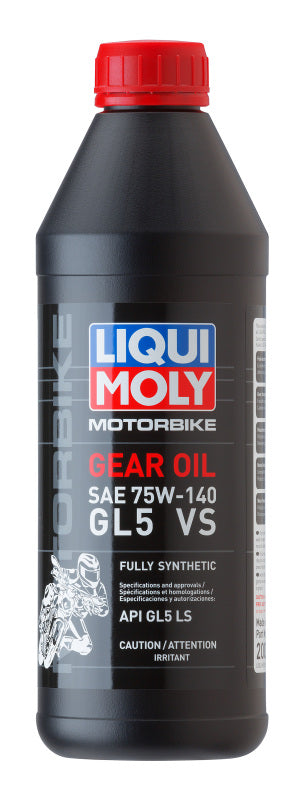 LIQUI MOLY 1L Motorbike Gear Oil (GL5) SAE 75W140 - LIQUI MOLY