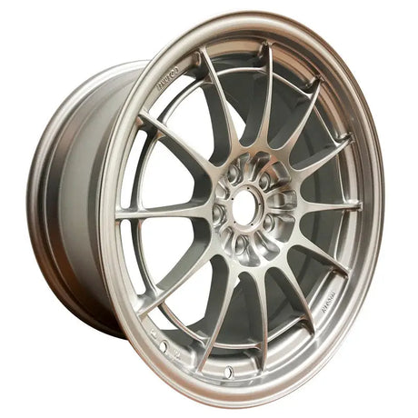 Enkei NT03+M 18x9.5 5x108 40mm Offset 72.6mm Bore F1 Silver Wheel (MIN ORDER QTY 40) - 3658953140SP