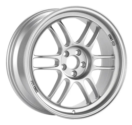 Enkei RPF1 15x7 4x100 41mm Offset 73mm Bore Silver Wheel Honda & Acura 4-Lug/02-06 Mini - Truck Automotive