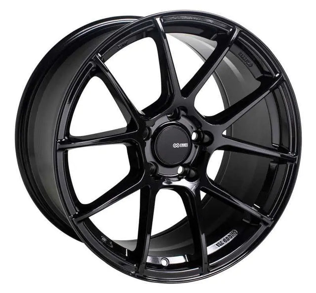 Enkei Enkei TS-V 18x8.5 5x114.3 25mm Offset 72.6mm Bore Gloss Black Wheel