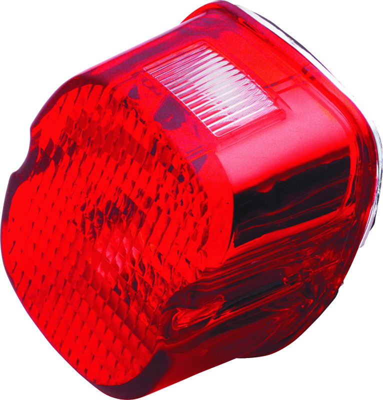 Bikers Choice 99-03 Big Twin & XL Red Laydown Taillight With Top License Light - Bikers Choice