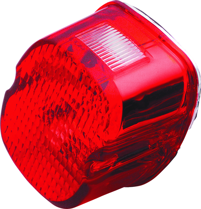 Bikers Choice 99-03 Big Twin & XL Red Laydown Taillight With Top License Light - Bikers Choice