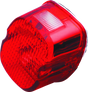 Bikers Choice 99-03 Big Twin & XL Red Laydown Taillight With Top License Light - Bikers Choice