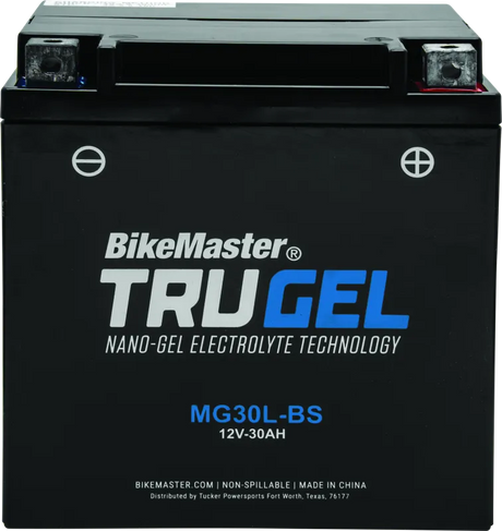 BikeMaster Trugel Battery MG30L-BS - RV and Auto Parts