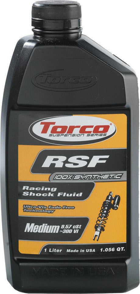 T820007E Torco Rsf Racing Shock Fluid Medium 5Gal - RV and Auto Parts