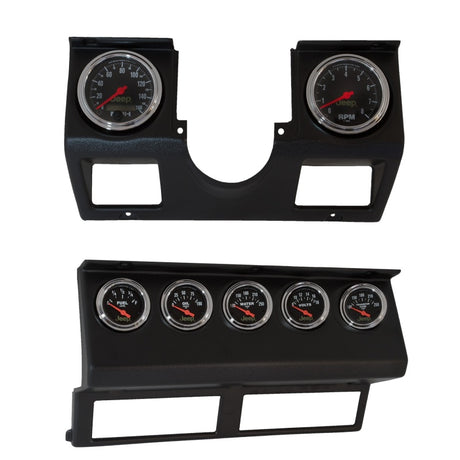 Autometer 87-96 Jeep Wrangler YJ 7pc Direct-Fit Dash Gauge Kit - 7040