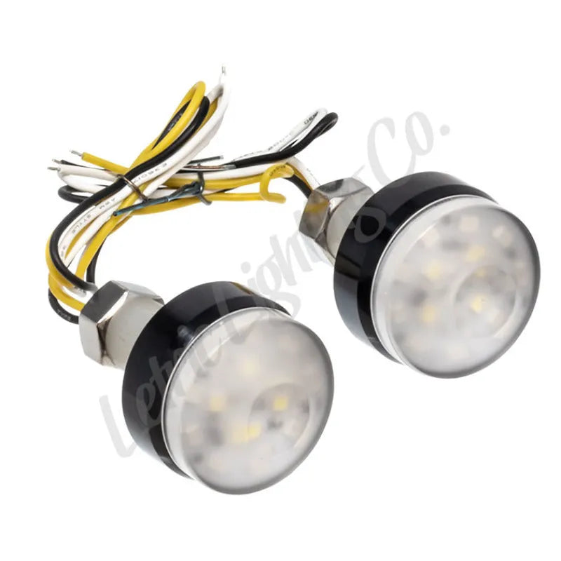 Letric Lighting Surface Ind Lights Blk Wht/Amb - RV and Auto Parts