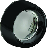 Kuryakyn Deep Dish Bezel For Bullet Turn Signals Smoke Lens Gloss Black - Kuryakyn