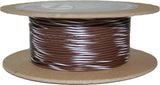 NWR-19-100-20 Namz Custom Cycle 100' Spool 20-Gauge Wire (Brown/White Stripe) - RV and Auto Parts