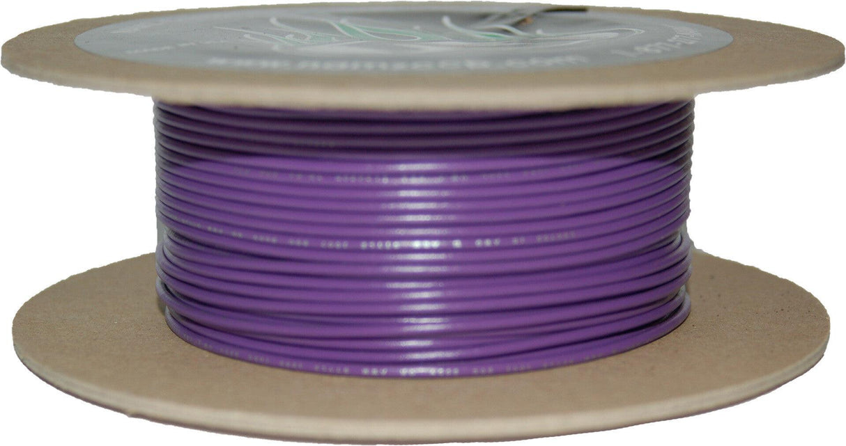 NWR-7-100-20 Namz Custom Cycle 100' Spool 20-Gauge Wire (Violet) - RV and Auto Parts