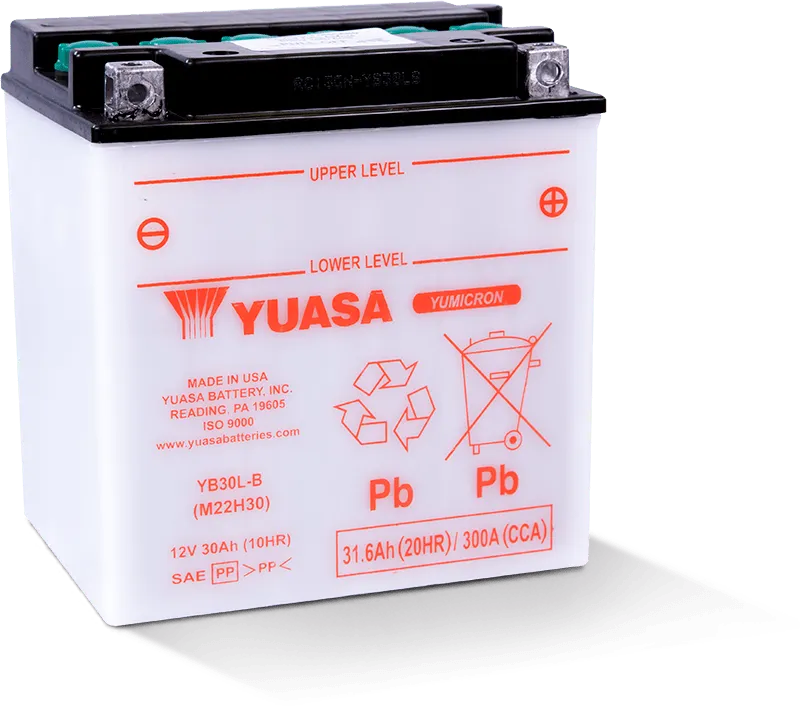 Yuasa YB30L-B Yumicron CX 12 Volt Battery