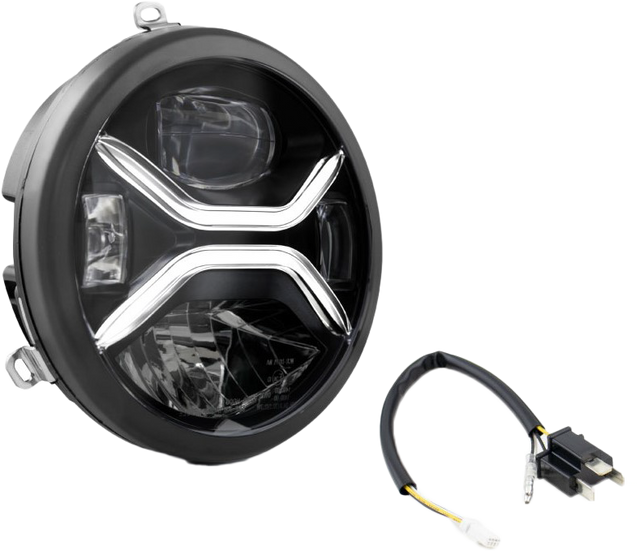 7-Inch Zenith H4 LED Motorcycle Headlight with Easy Installation - KOSO