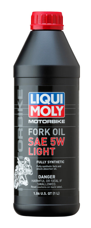 LIQUI MOLY 1L Motorbike Fork Oil SAE 5W Light - LIQUI MOLY