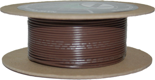 NWR-1-100-20 Namz Custom Cycle 100' Spool 20-Gauge Wire (Brown) - RV and Auto Parts