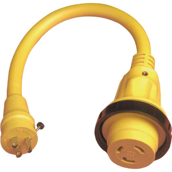 104SPP Marinco Pigtail Adapter 30A Male To 15A Fem