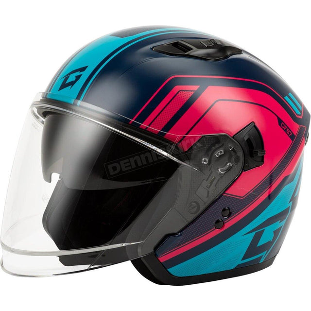 012871107 Gmax Of-87 Duke Helmet Blue/Red Xl - RV and Auto Parts