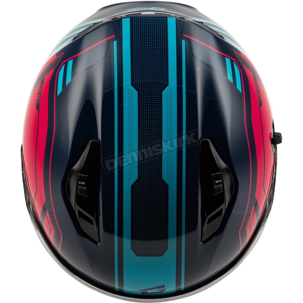 012871107 Gmax Of-87 Duke Helmet Blue/Red Xl - RV and Auto Parts