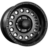 887B-79050 Raceline Rock Crusher Black 17X9 5X5   0Mm