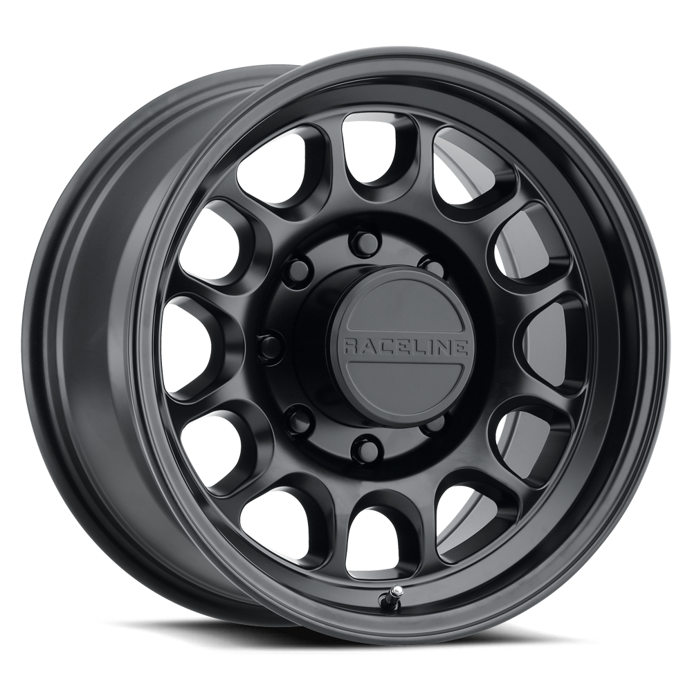 958B-79050-12 Raceline Rogue Satin Black 17X9 5X127 -12Mm