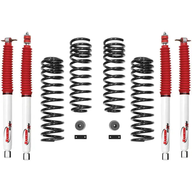 Rancho 07-17 Jeep Wrangler Front and Rear Suspension System - Master Part Number / One Box - RS66118BR5