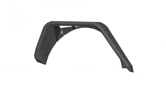 Road Armor 18-21 Jeep Wrangler JL Stealth Wide Rear Fender Flare Body Armor - Tex Blk - 518AFRWB