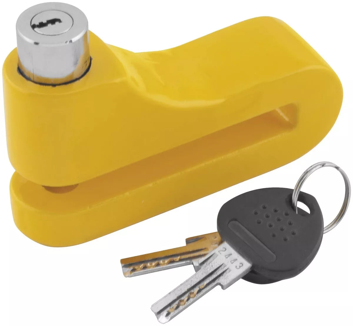 Bully Lock Disc Lock 10mm - Yellow - 132250